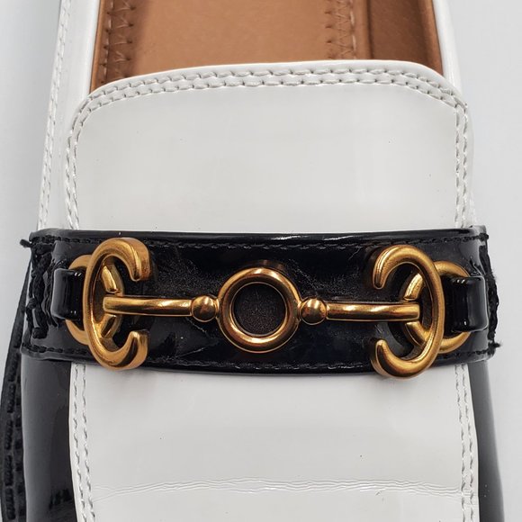 Circus NY by Sam Edelman Black & White Patent Platform Loafers - Picture 8 of 16